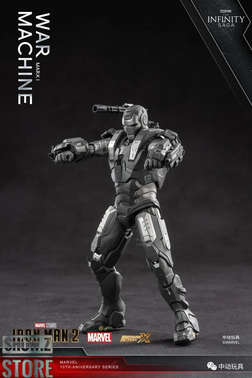 ZT Toys Marvel Licensed 1/10 Iron Man War Machine Armor Mark 1 - Image 17