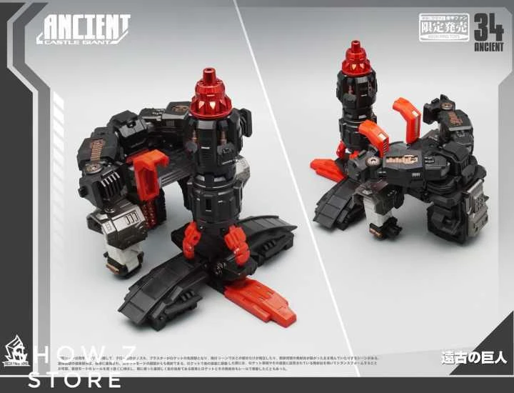 MechFansToys MF-34A Ancient Castle Giant Omega Supreme Special Black Version W/ DA-20 - Image 6