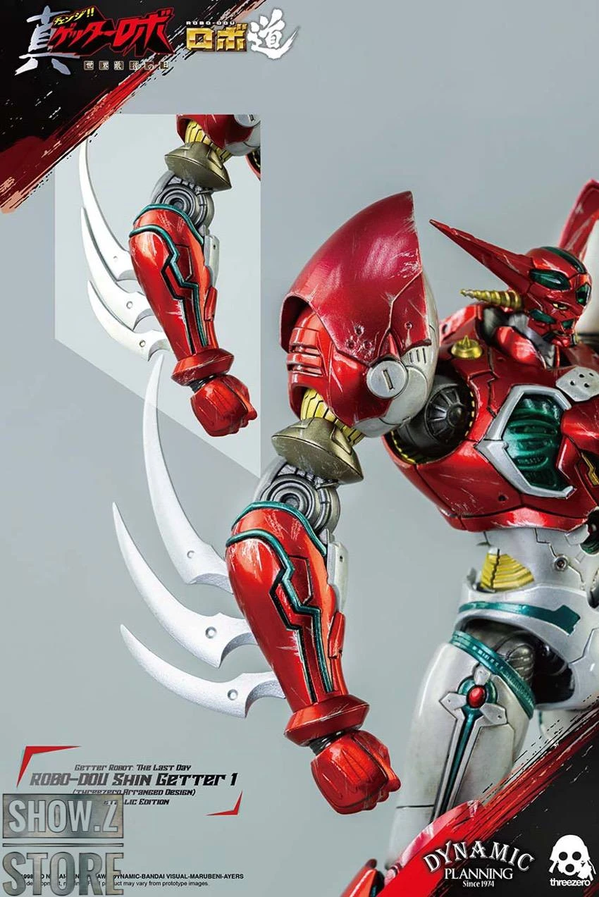 Threezero Studio Getter Robo Shin Getter 1 Metallic Version - Image 17