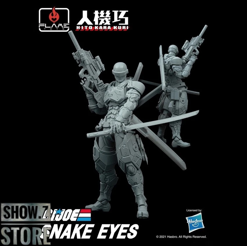Flame Toys Hito Kara Kuri G.I.JOE Snake Eyes - Image 20