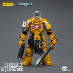 JoyToy Source 1/18 Warhammer 40K Imperial Fists Lieutenant W/ Power Sword
