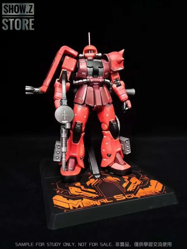 Metal Soldier MS 1/100 MS-06S MS06S Char's Zaku II Side 3 Side3 Red Comet Gundam Mobile Suit - Image 11