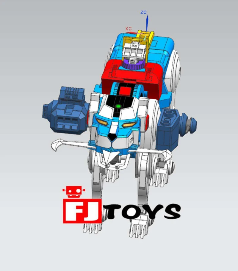 Fantasy Jewel FJ-BSW03 Blue Lion Voltron Defender Of The Universe - Image 8