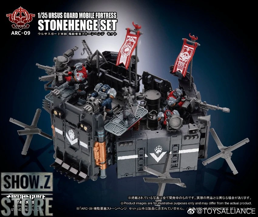 Toys Alliance ARC-09 Ursus Guard Mobile Fortress Stonehenge Set - Image 13