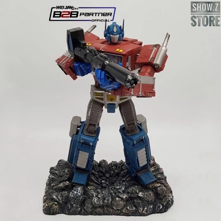 Weijiang MPP-10 Commander Optimus Prime Battle Damaged Oversized Limited Edition W/ Custom Display Base - Image 2