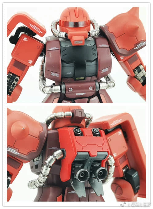Metal Soldier MS 1/100 MS-06S MS06S Char's Zaku II Side 3 Side3 Red Comet Gundam Mobile Suit - Image 6