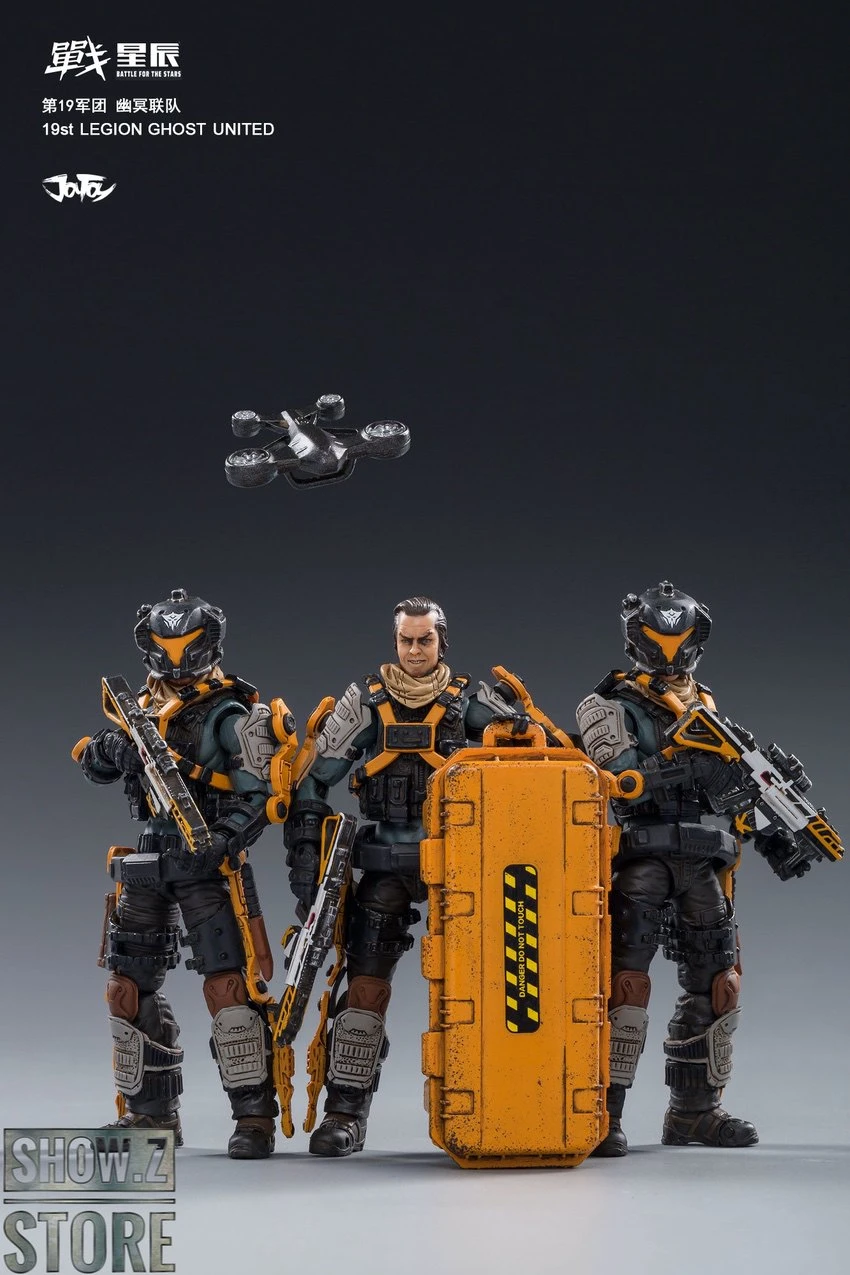 JoyToy Source 1/18 19st Ghost United Legion & Grice Anna Set Of 4 - Image 9