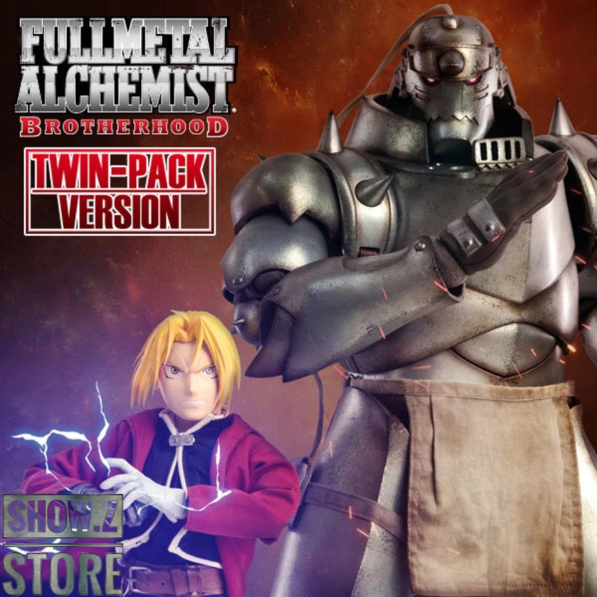 ThreeZero Toys 1/6 Fullmetal Alchemist: Brotherhood Edward & Alphonse Elric Twin-Pack - Image 2