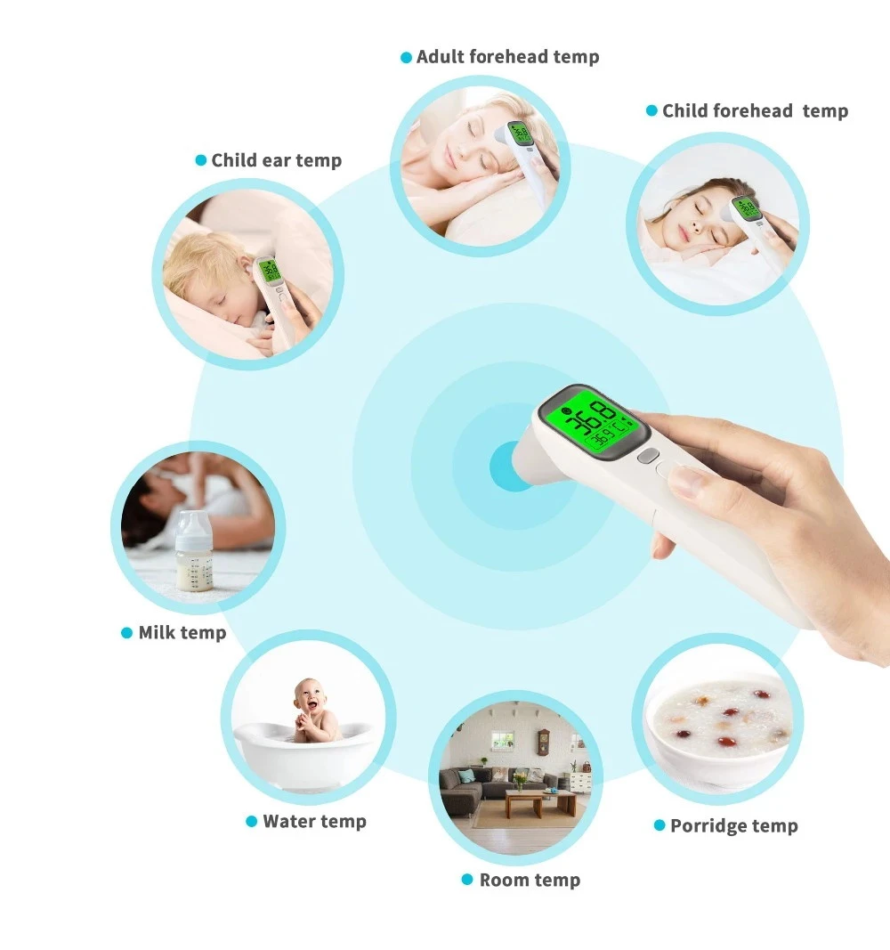 FDA Approved Multi-Purpose Non-Contact Infrared Forehead Thermometer - Image 8