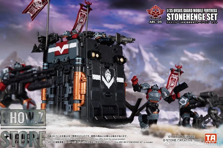 Toys Alliance ARC-09 Ursus Guard Mobile Fortress Stonehenge Set - Image 14